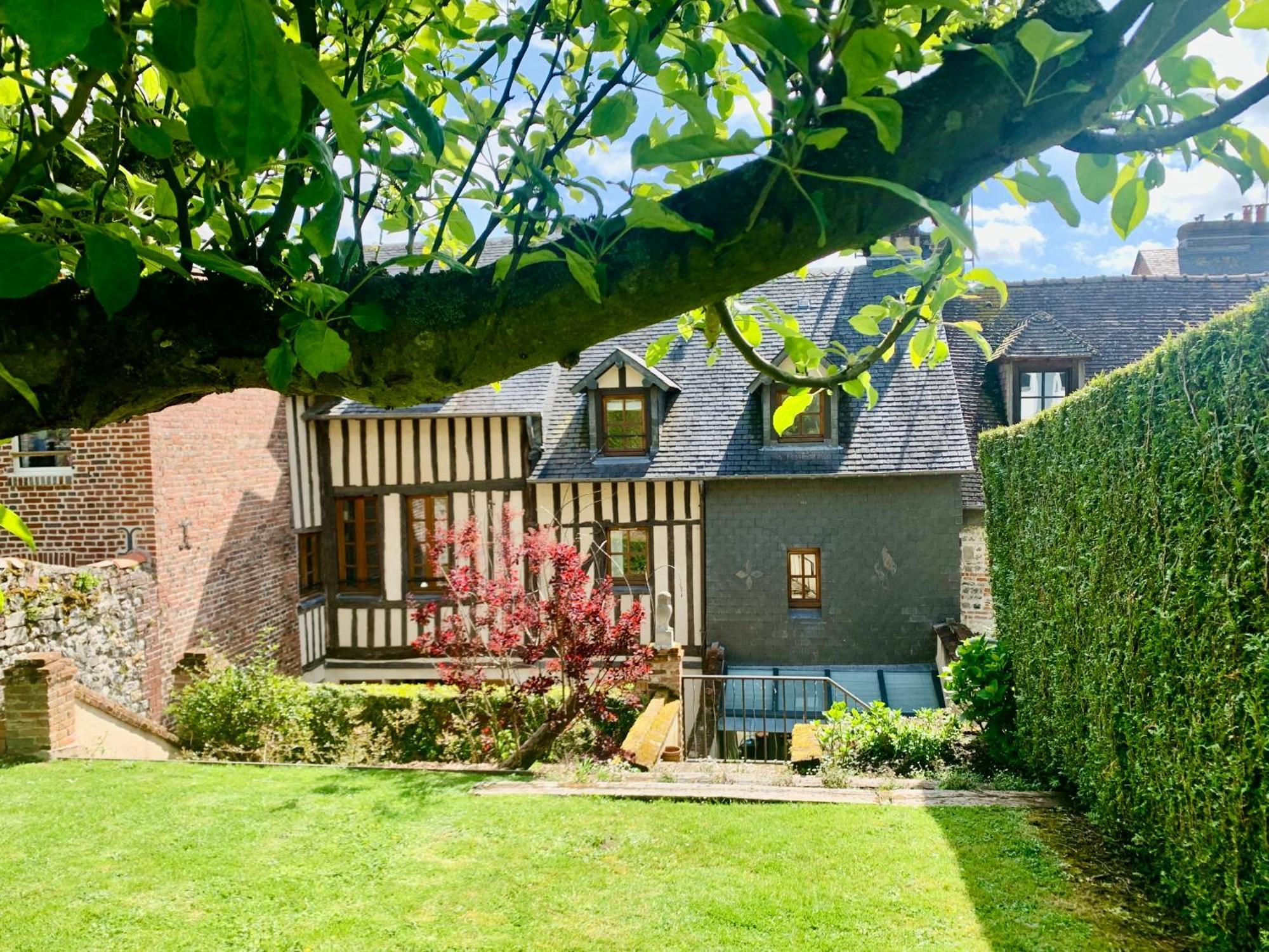 La Maison Blanche Du 10Honfleur Buitenkant foto
