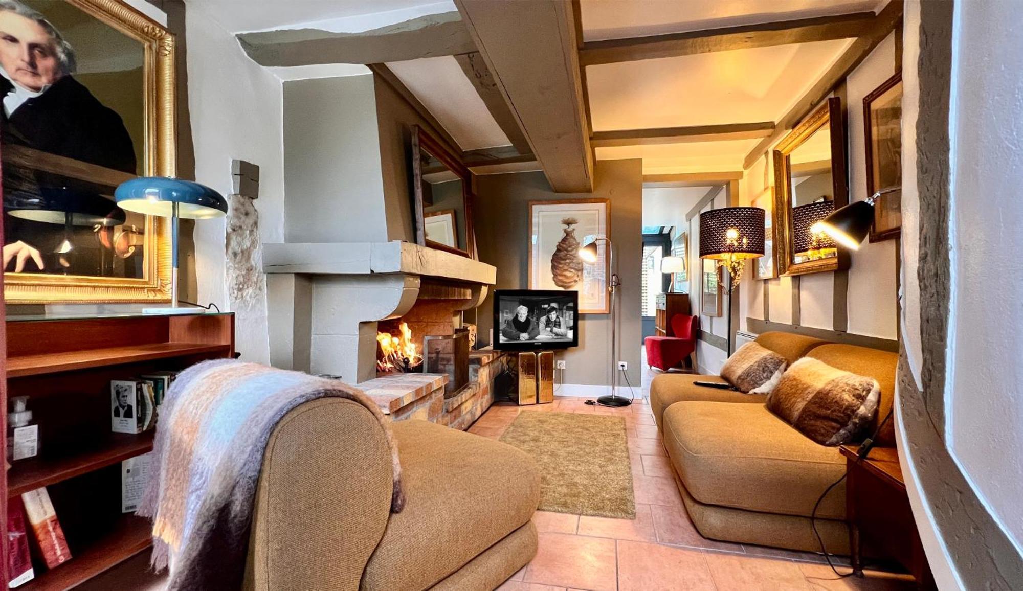 La Maison Blanche Du 10Honfleur Buitenkant foto