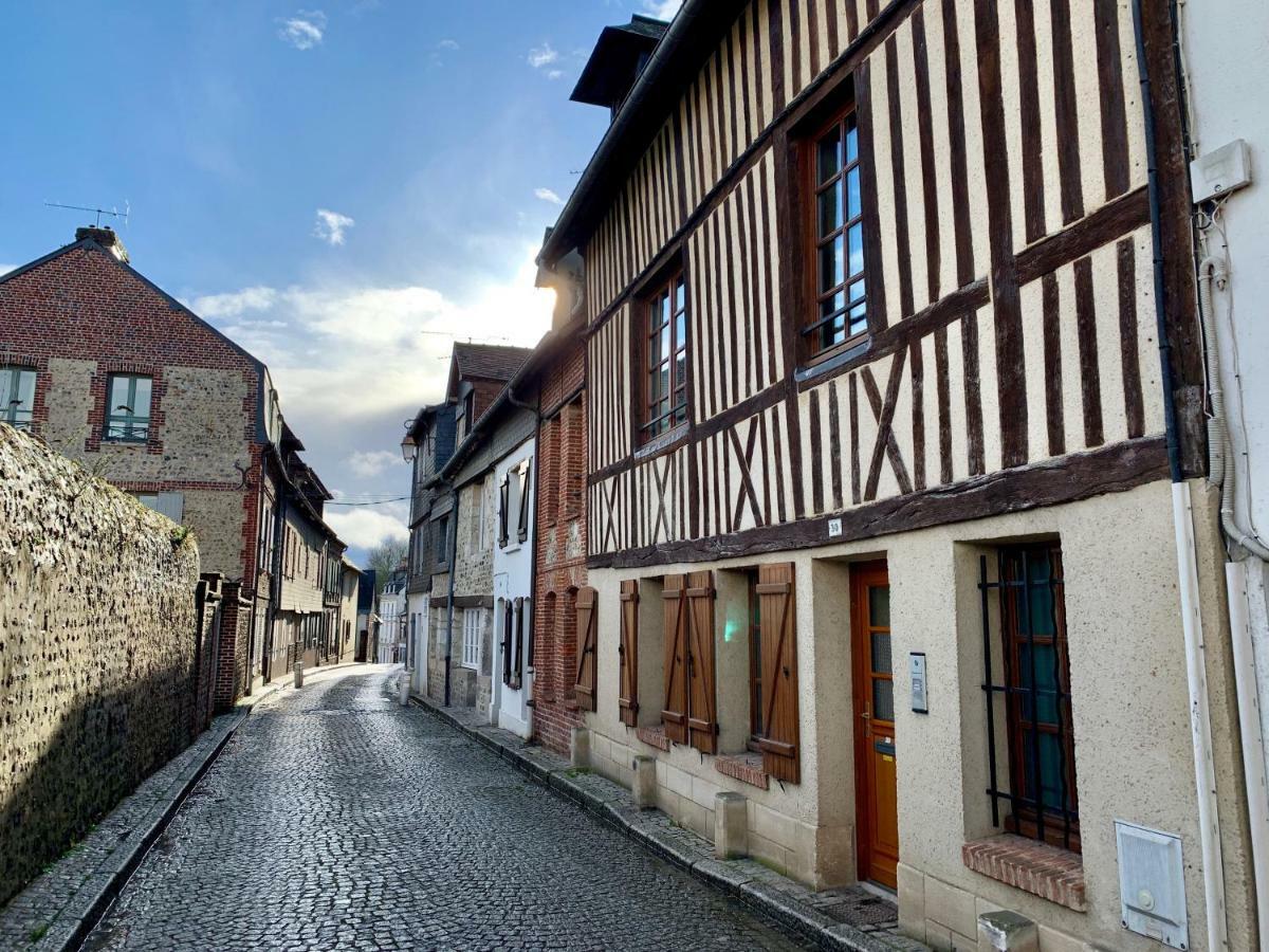 La Maison Blanche Du 10Honfleur Buitenkant foto